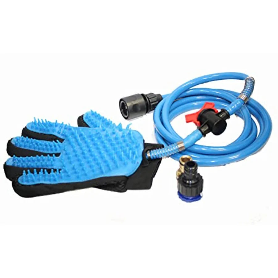 Pet Bath & Massage Glove with Shower Sprayer