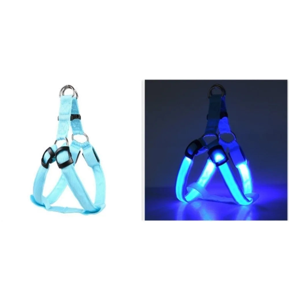 LED Nylon Pet Safety Harness