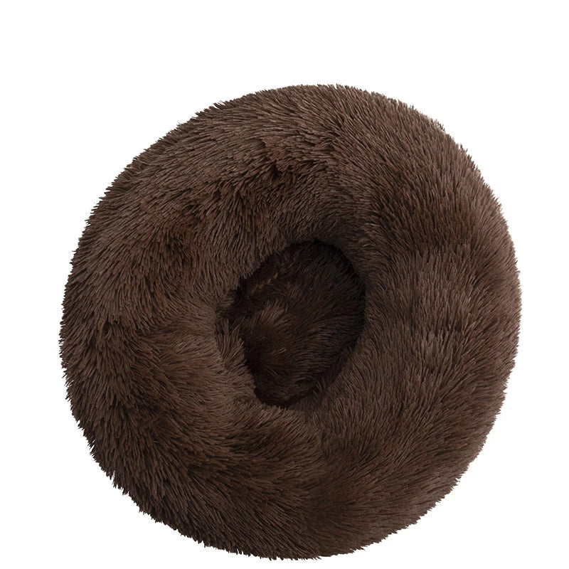 Calming Donut Bed for Dogs & Cats