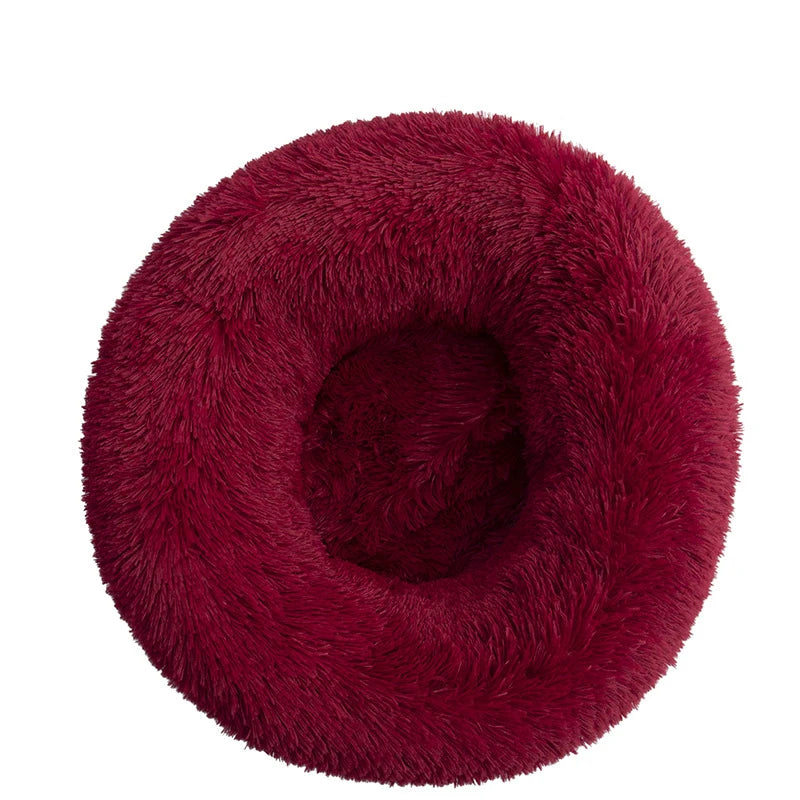 Calming Donut Bed for Dogs & Cats
