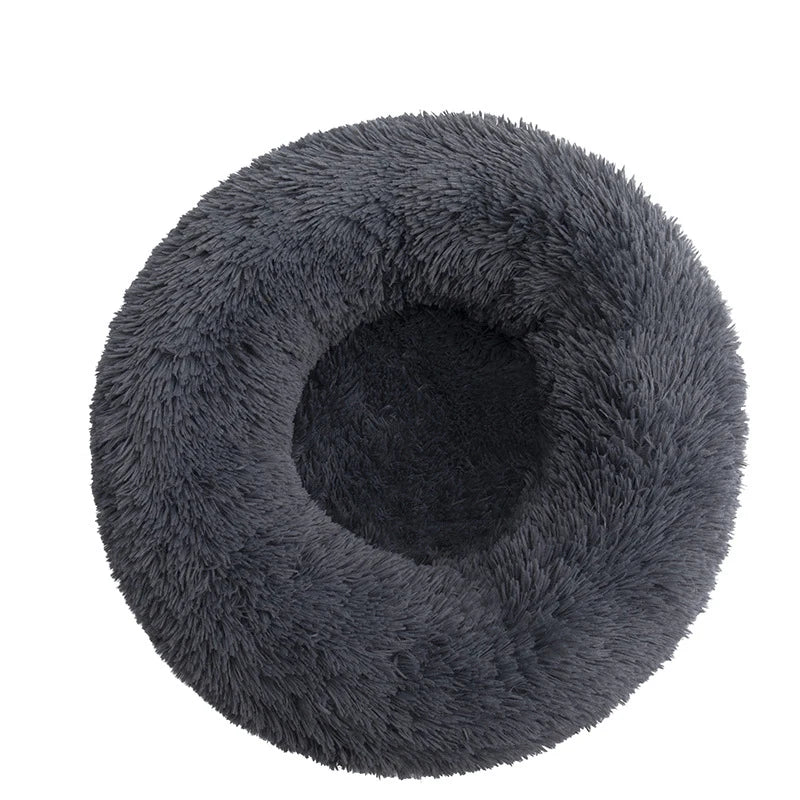 Calming Donut Bed for Dogs & Cats