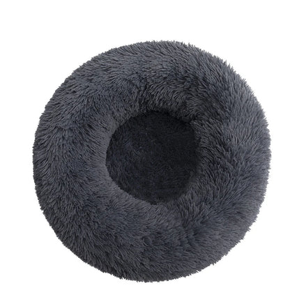 Calming Donut Bed for Dogs & Cats