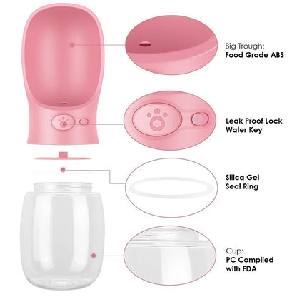 AquaPaws™ Portable Pet Bottle