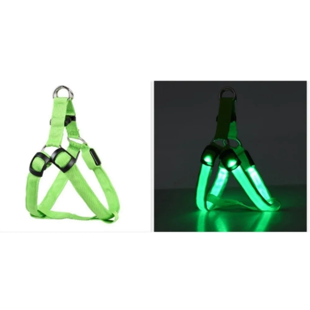 LED Nylon Pet Safety Harness