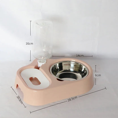 2-in-1 Dog & Cat Feeder Station