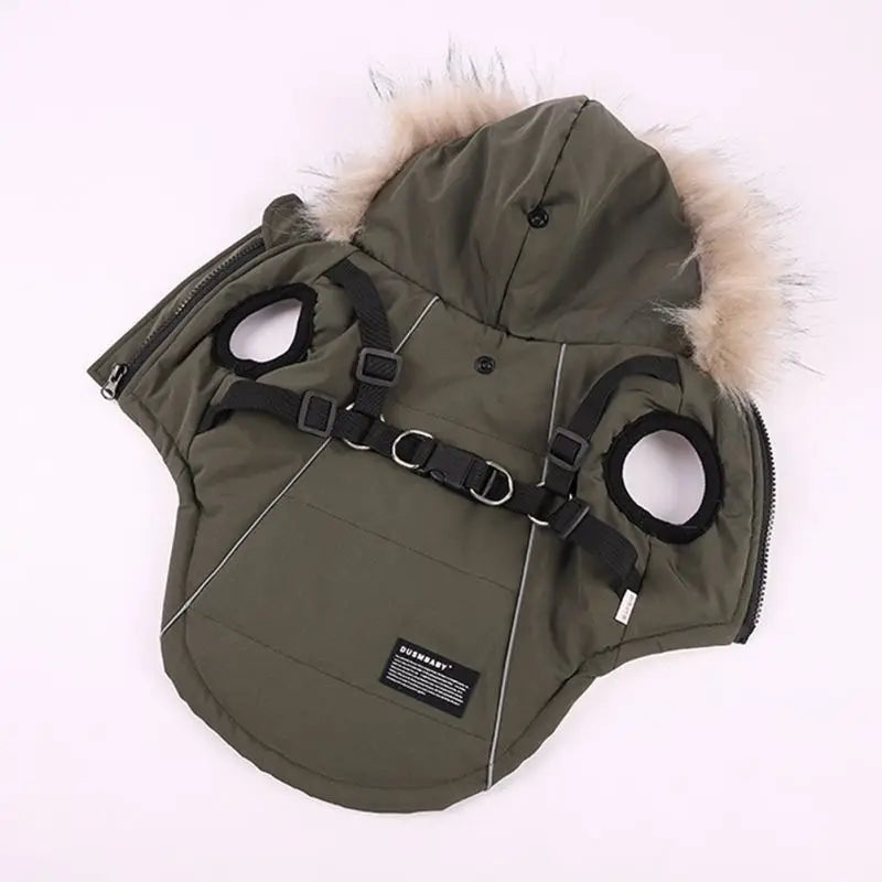 Fleece Padded Dog Harness Coat