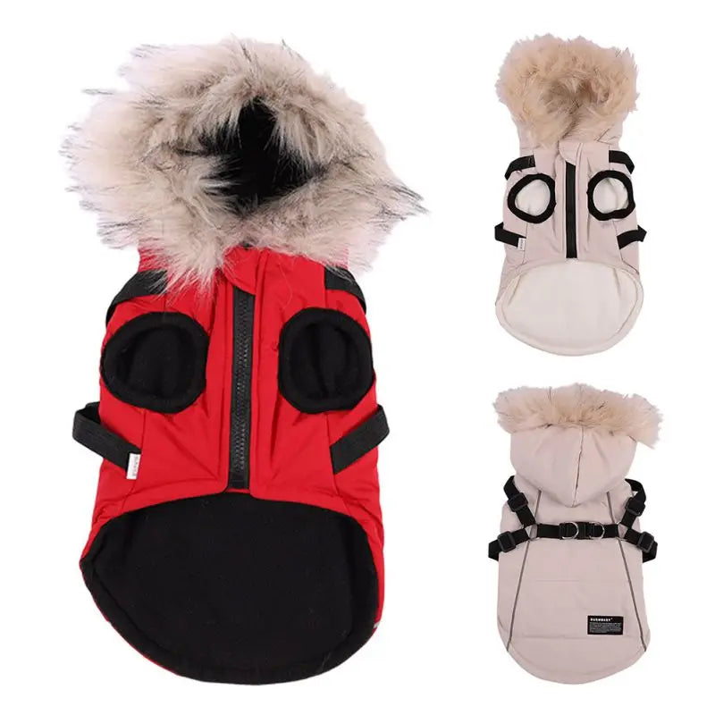 Fleece Padded Dog Harness Coat