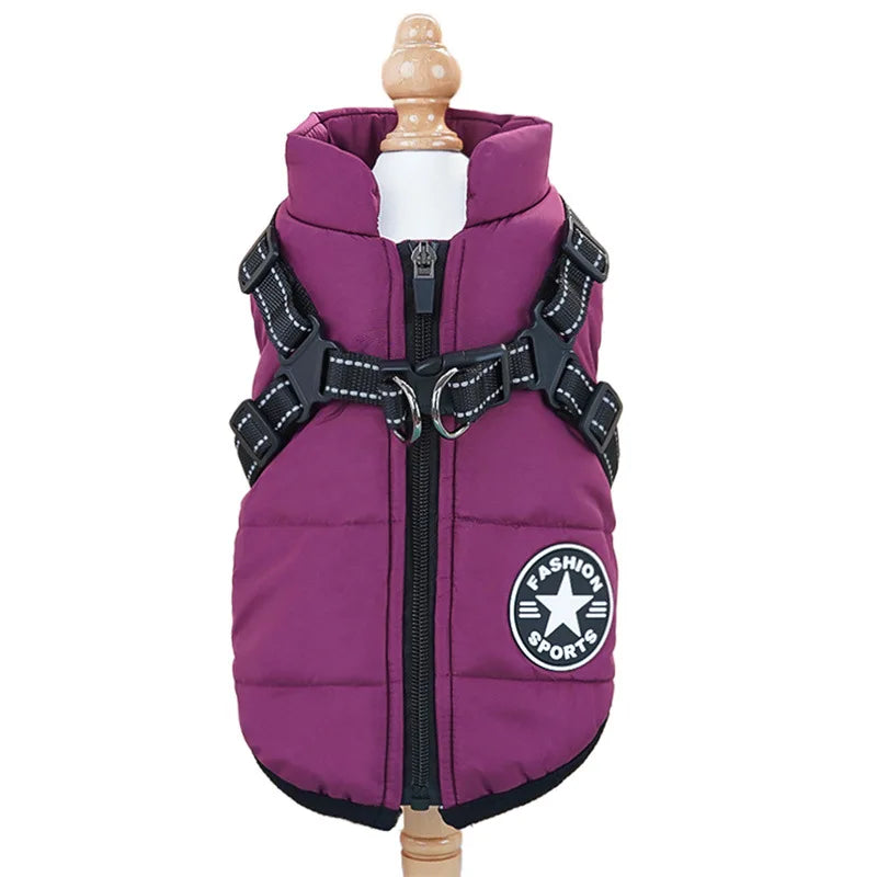 Waterproof Dog Harness Jacket