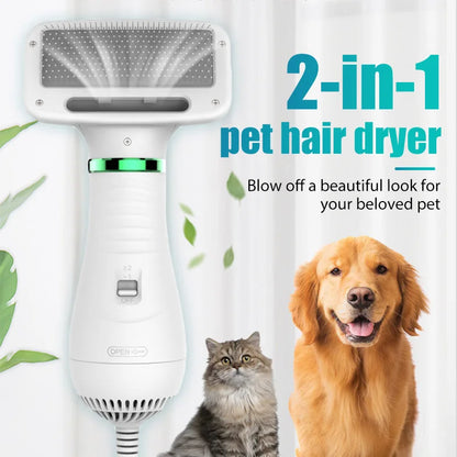 2-in-1 Pet Dryer Brush