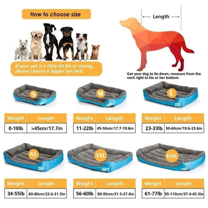 Waterproof Fleece Pet Bed