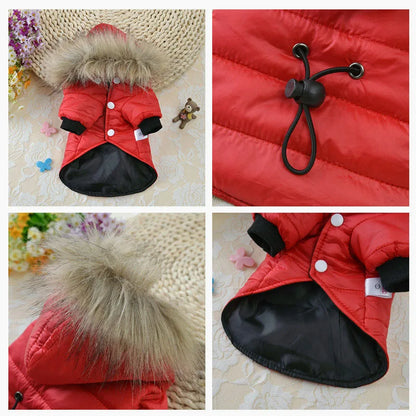 Warm Fur Pet Winter Coat