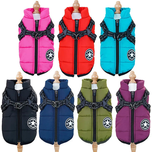 Waterproof Dog Harness Jacket