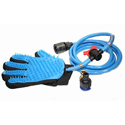 Pet Bath & Massage Glove with Shower Sprayer