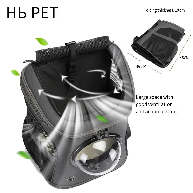 Pet Space Capsule Carrier Backpack