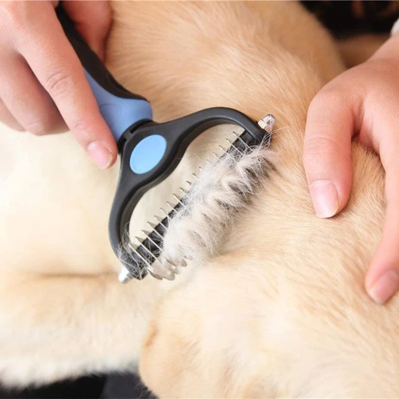Pet Fur Knot Remover Comb – Dog Grooming Tool