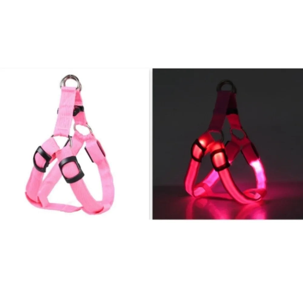 LED Nylon Pet Safety Harness