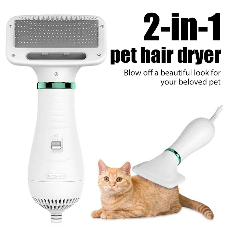 2-in-1 Pet Dryer Brush