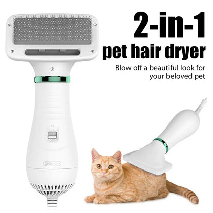 2-in-1 Pet Dryer Brush