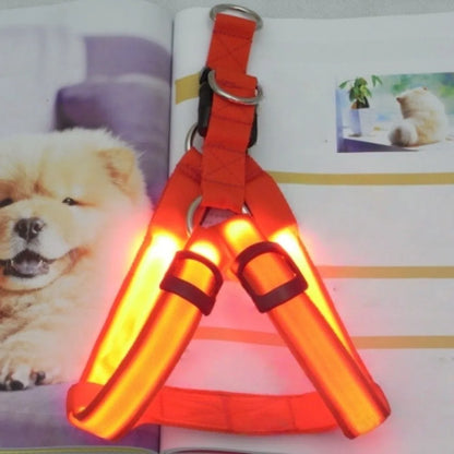LED Nylon Pet Safety Harness