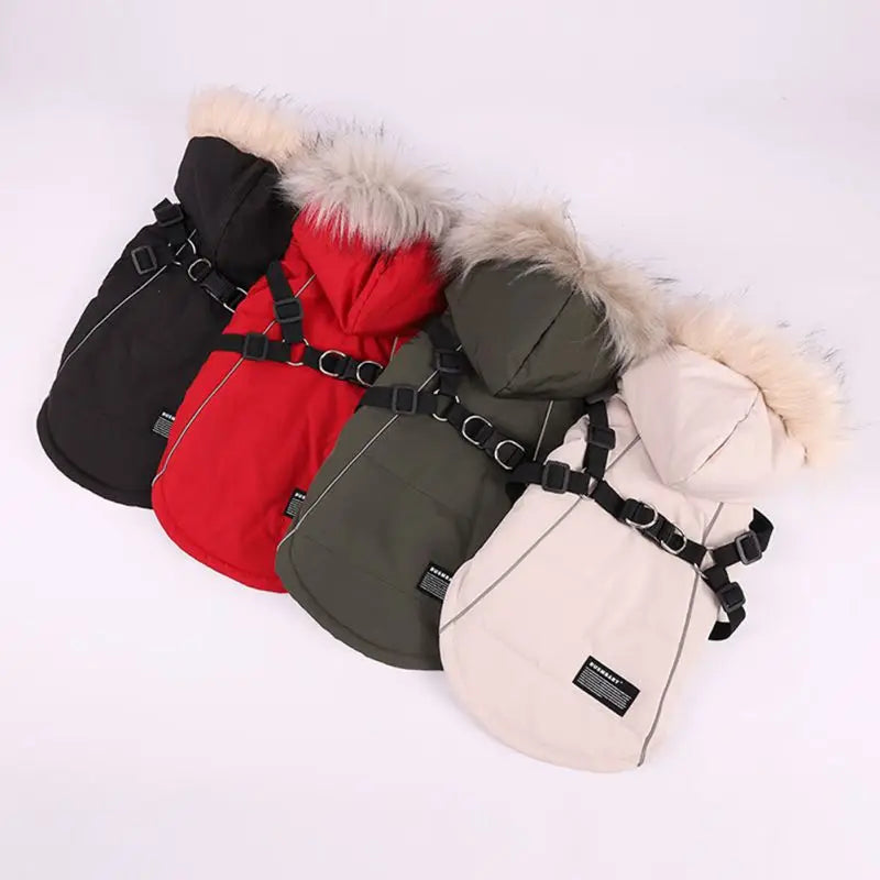 Fleece Padded Dog Harness Coat