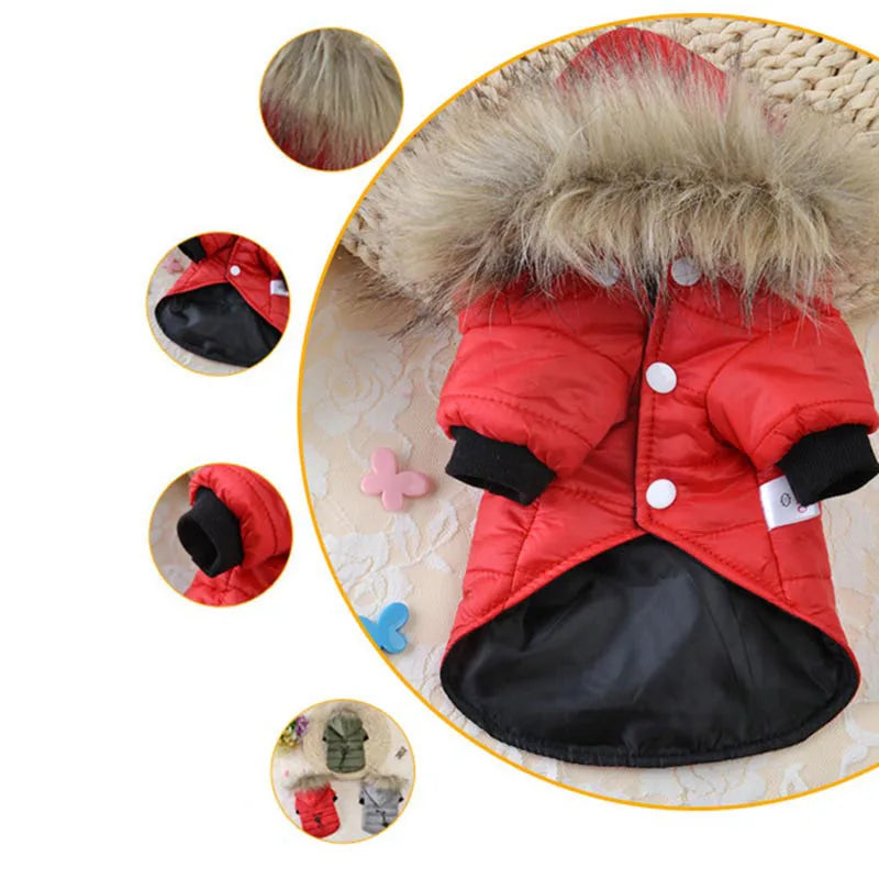 Warm Fur Pet Winter Coat