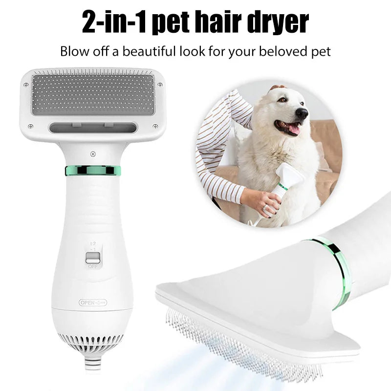 2-in-1 Pet Dryer Brush