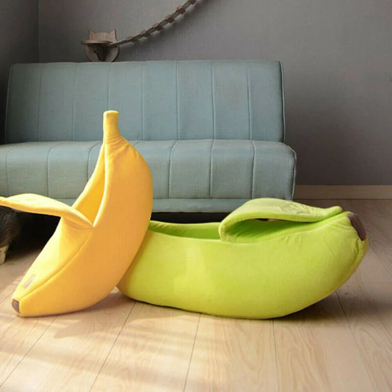 Banana Pet Bed – Funny Dog & Cat House