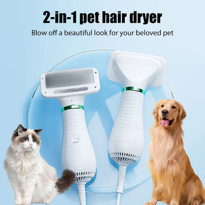 2-in-1 Pet Dryer Brush